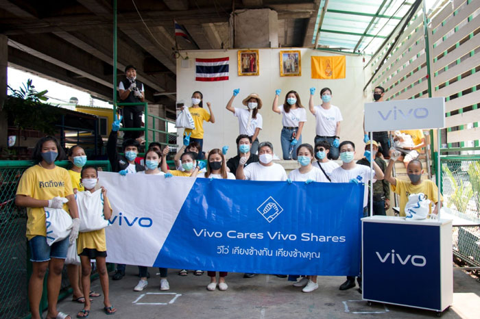  Vivo จัดกิจกรรมเพื่อสังคม “Vivo Cares Vivo Shares เคียงข้างกัน เคียงข้างคุณ”
