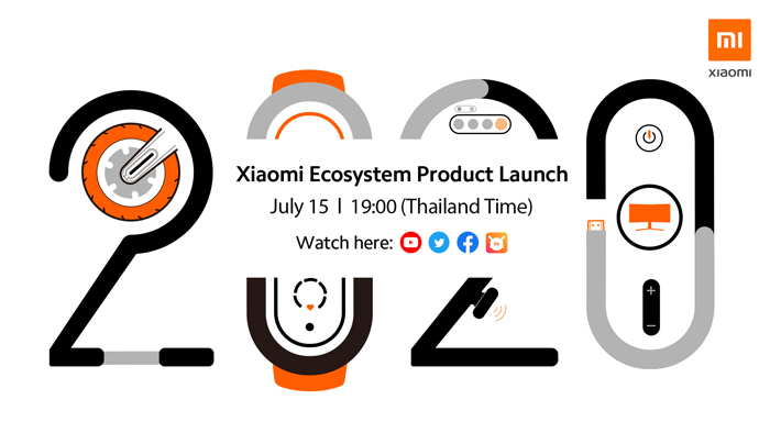 เตรียมพบการเปิดตัวสุดยอดนวัตกรรมแห่งปี 2020 ในงาน “Xiaomi Ecosystem Product Launch Event”